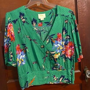 Anthropologie floral top